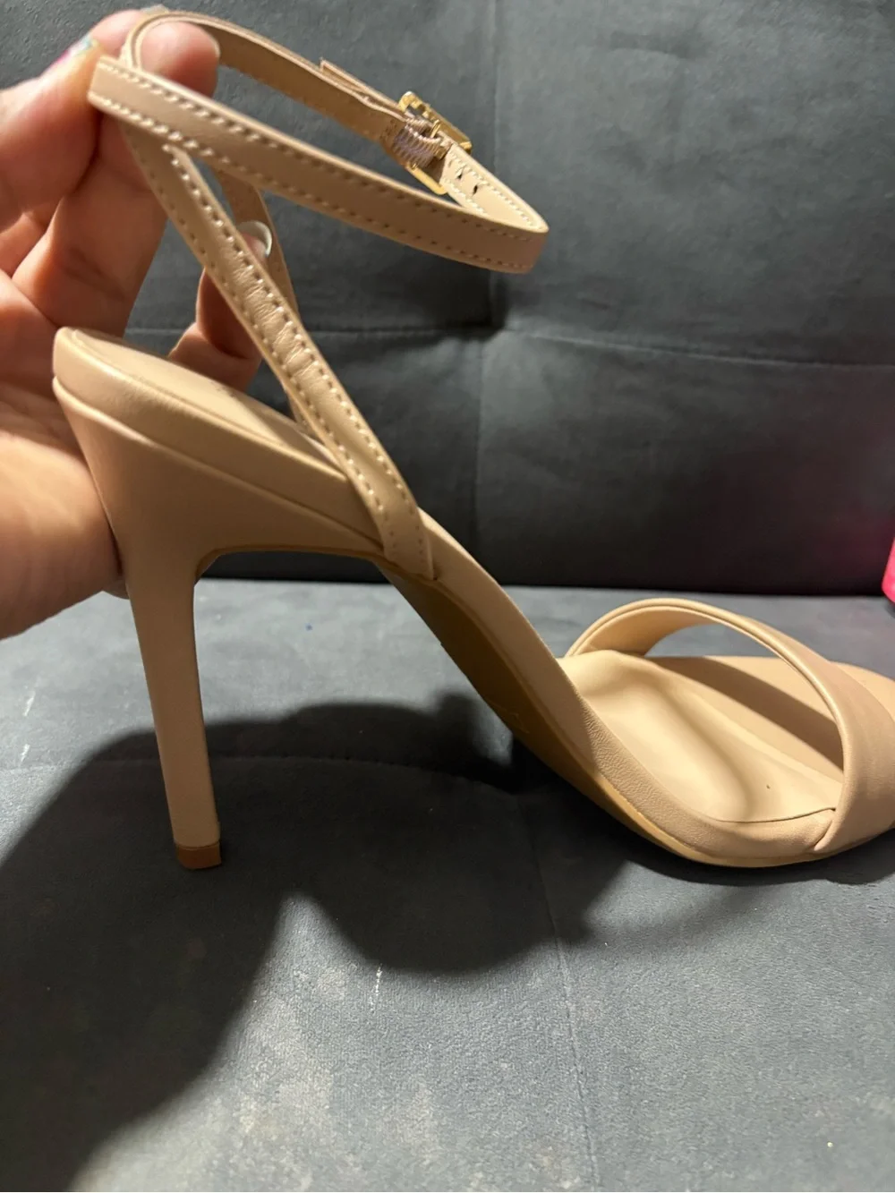DREAM PAIRS Women’s High Stilettos Square Ankle Strap Heels Dress Shoes Wedding